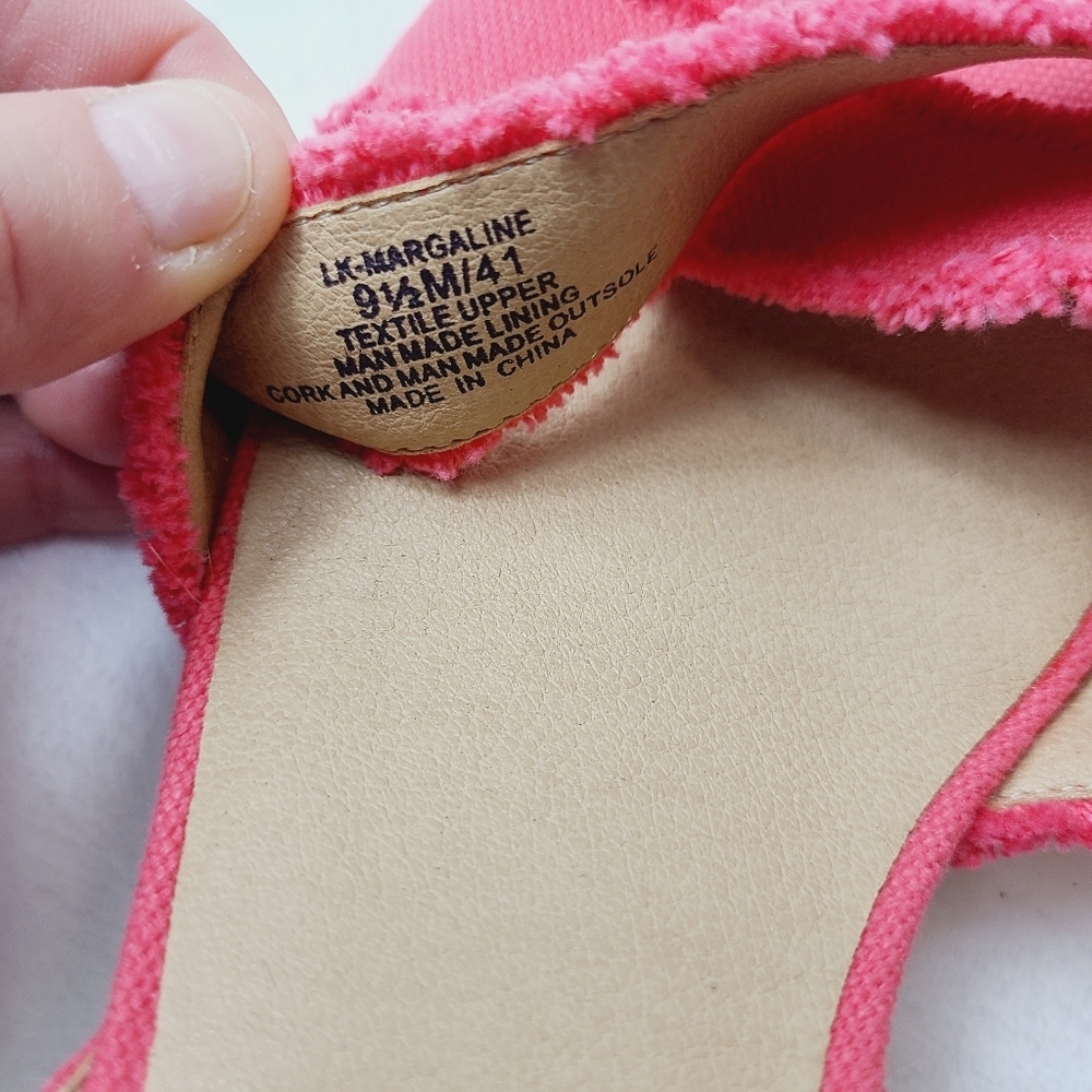 NWOT LUCKY BRAND margaline fabric open toe sandals - Picture 7 of 7